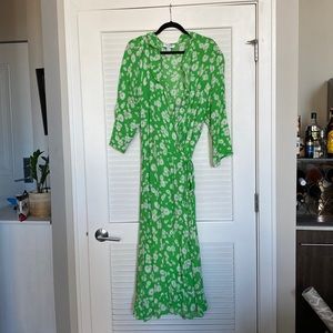 Plus Size Daisy Ruffle Wrap Dress by Rixo